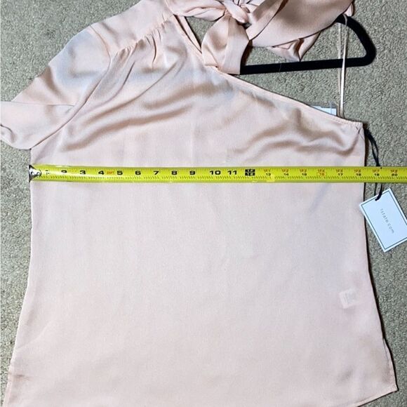 NWT MSRP $69 1. State Tie Neck One Shoulder Blouse Women's Size Small - Picture 8 of 10